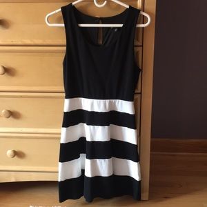 Black and white dress